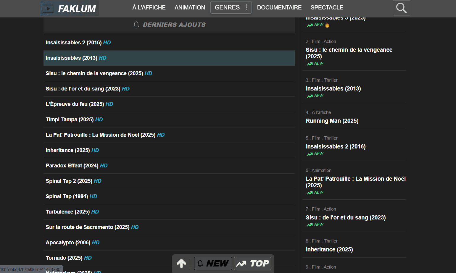 Faklum.com nouvelle adresse