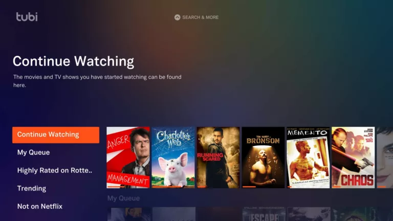 Tubi TV Streaming – Streaming gratuit (VOD & live) et légal